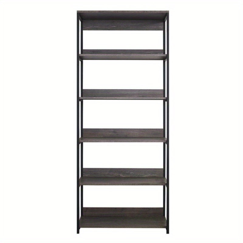 Monica Wood Walkin Closet System - Sturdy Metal Modular Closet Organizer with Adjustable Shelves, Drawers & Hanging Rods, Sleek Black Design for Bedroom, Closet, or Home Organization, Closet Storage