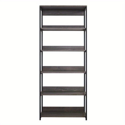 Monica Wood Walkin Closet System - Sturdy Metal Modular Closet Organizer with Adjustable Shelves, Drawers & Hanging Rods, Sleek Black Design for Bedroom, Closet, or Home Organization, Closet Storage